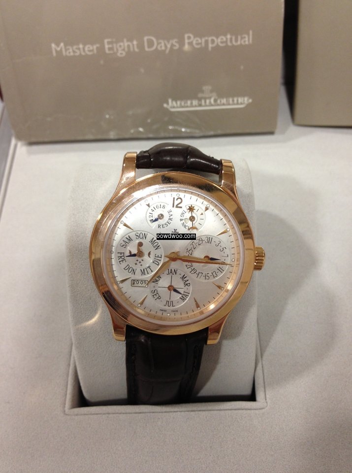 Jaeger-LeCoultre master eight days perpe...