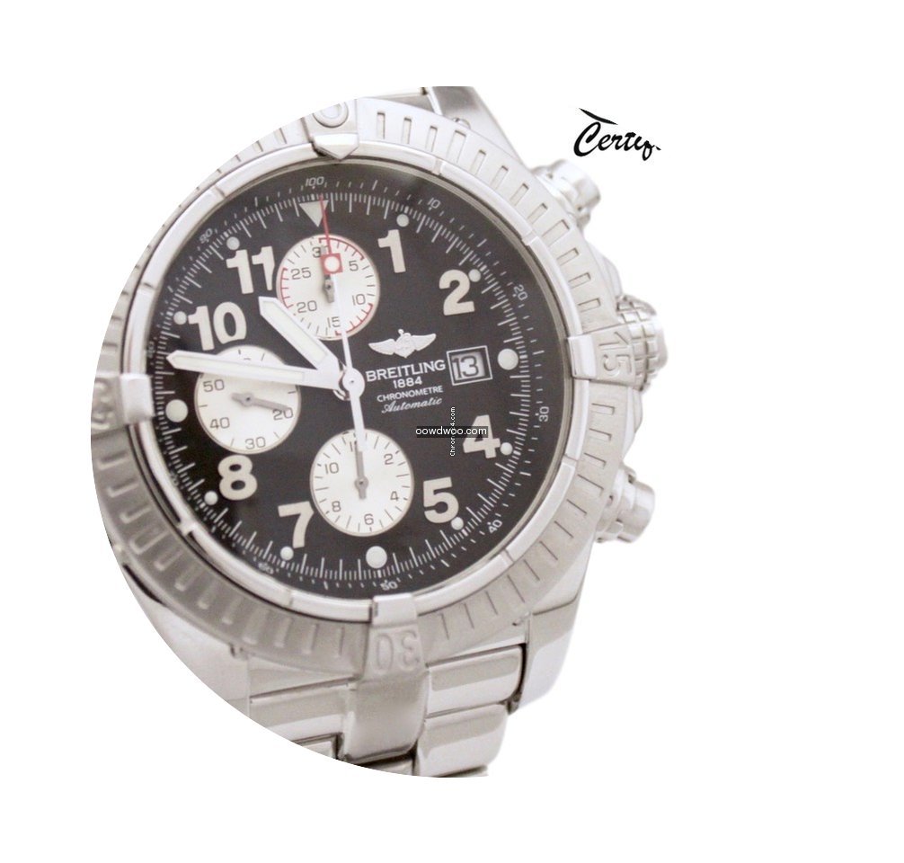 Breitling Super Avenger Chronograph Blac...