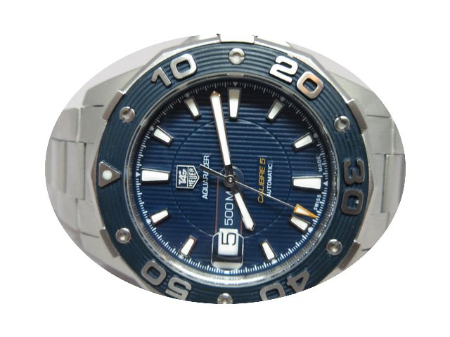 TAG Heuer Aquaracer 500M Calibre 5 Blau ...