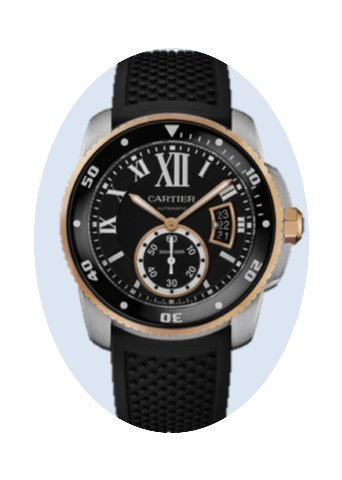Cartier Calibre de Cartier Diver Stahl G...