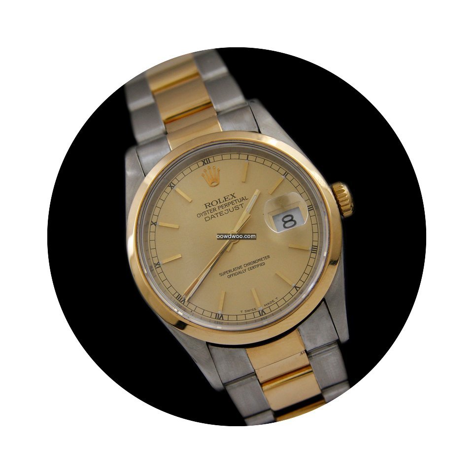 Rolex 16203 Two Toned Datejust w/ Oyster...