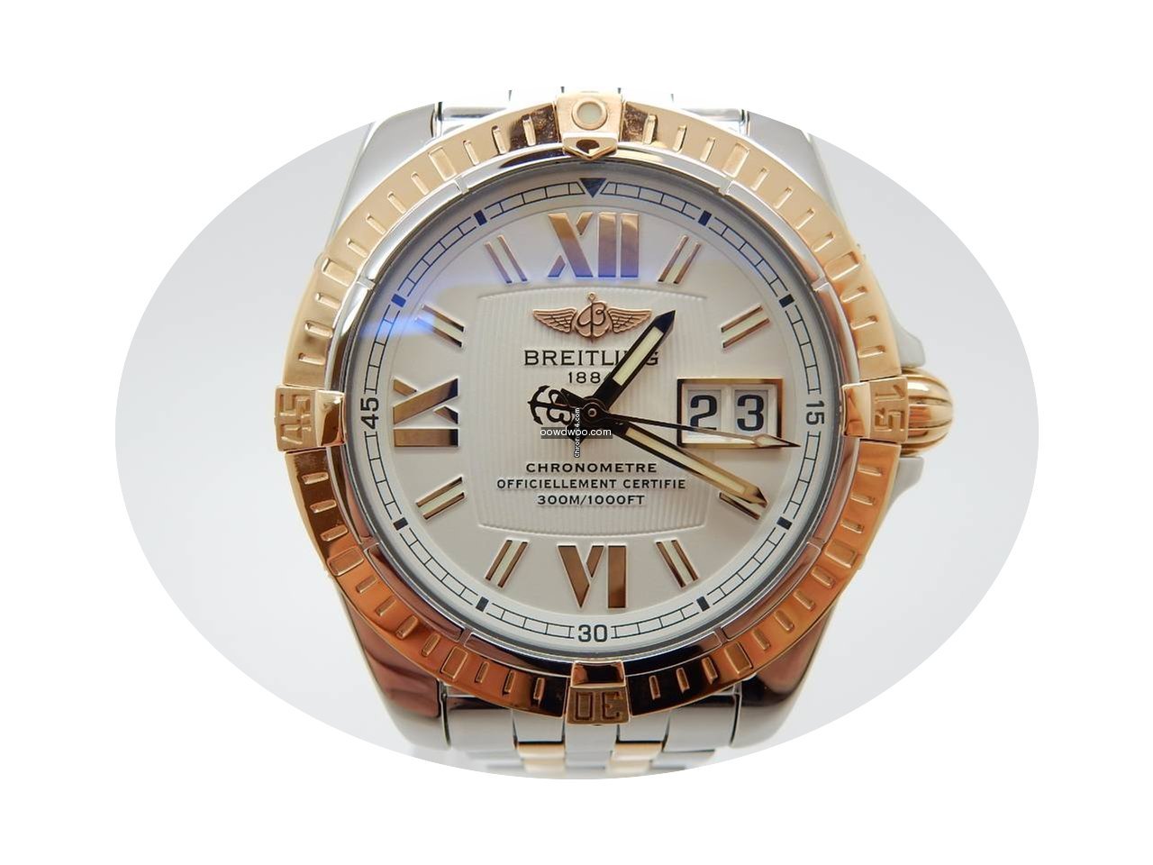 Breitling Cockpit Stahl/Rosegold Ref. B4...