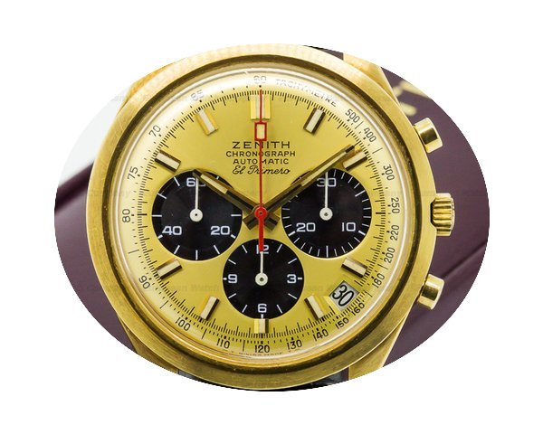 Zenith Vintage El Primero 18K Yellow Gol...