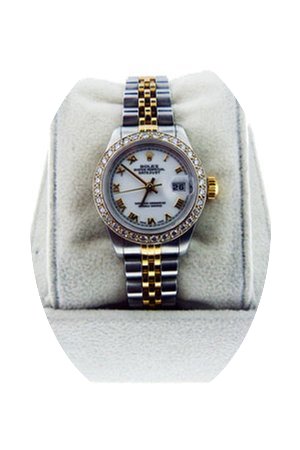 Rolex Datejust 69173 Two Tone Diamond La...