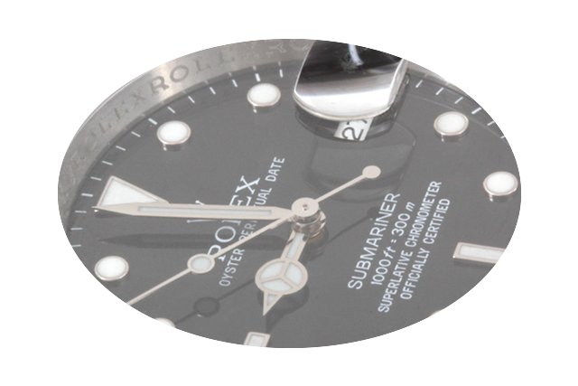 Rolex Mens SS Submariner - Black Dial w/...