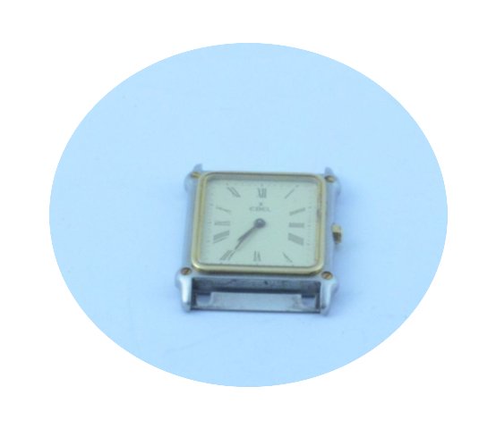 Ebel Damen Uhr Carree 24mm Stahl/750 Gol...