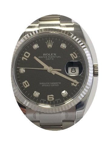 Rolex Oyster Perpetual Date 34mm Stahl/W...