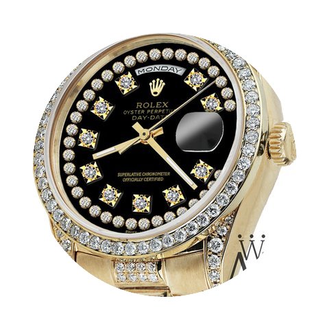 Rolex Presidential Day Date Black String...