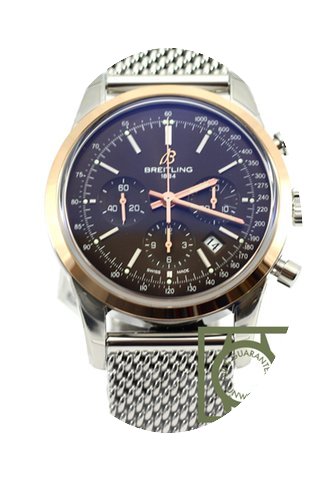 Breitling Transocean Chronograph steel g...