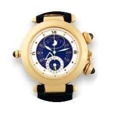 Cartier Pasha Moon Phase w/Alarm Functio...