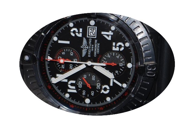 Breitling Super Avenger Black Steel Limi...