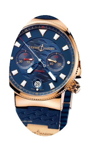 Ulysse Nardin Blue Seal Chronograph Gold...
