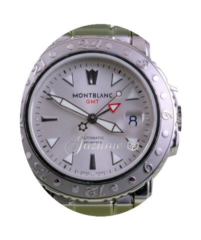 Montblanc XL GMT 8469 Men's 41mm Stainle...