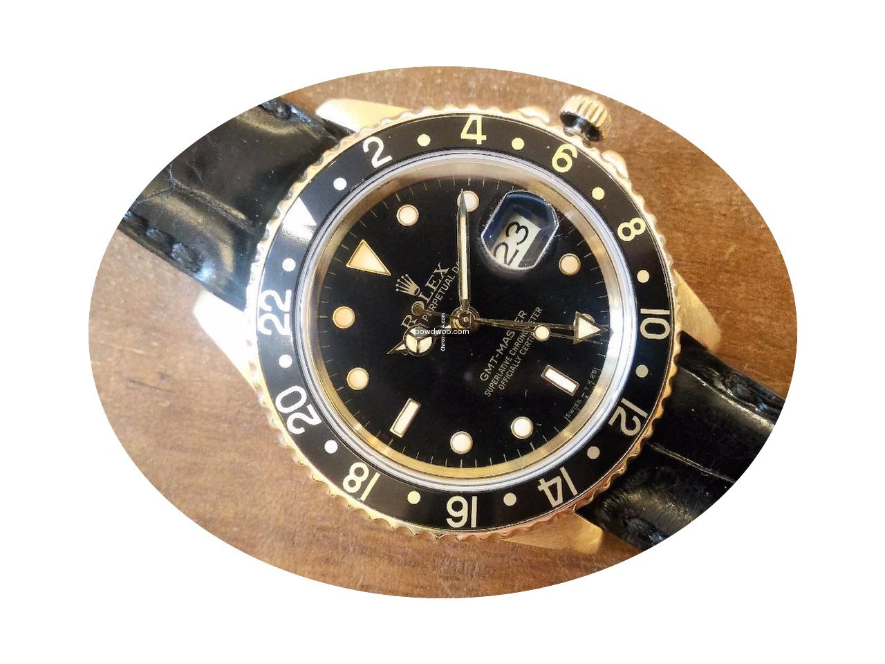 Rolex GMT-Master 16758 Gold...