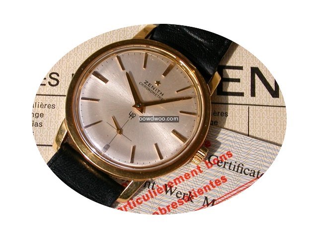 Zenith Chronometer 18k Gelbgold mit Papi...
