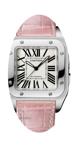 Cartier SANTOS 100 MM - MIDSIZE STAINLES...