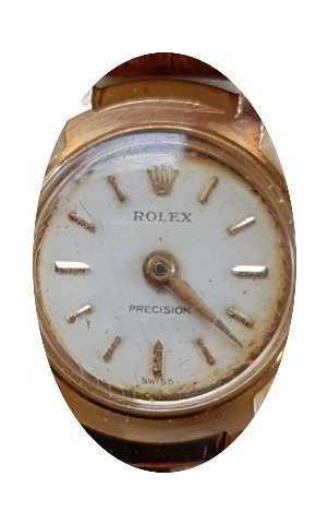 Rolex 1950s Vintage Solid Gold 18K Woman...