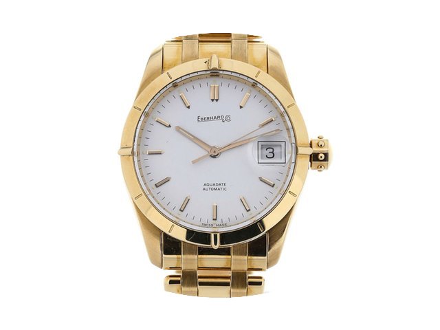 Eberhard & Co. Aquadate 28 Yellow Go...