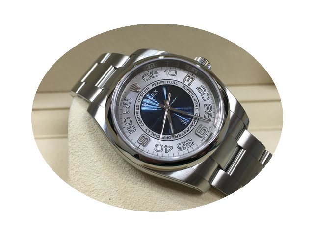 Rolex 116000 36mm Oyster Datejust Blue S...