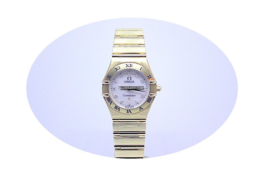 Omega 18KT Ladies Omega Constellation Mi...