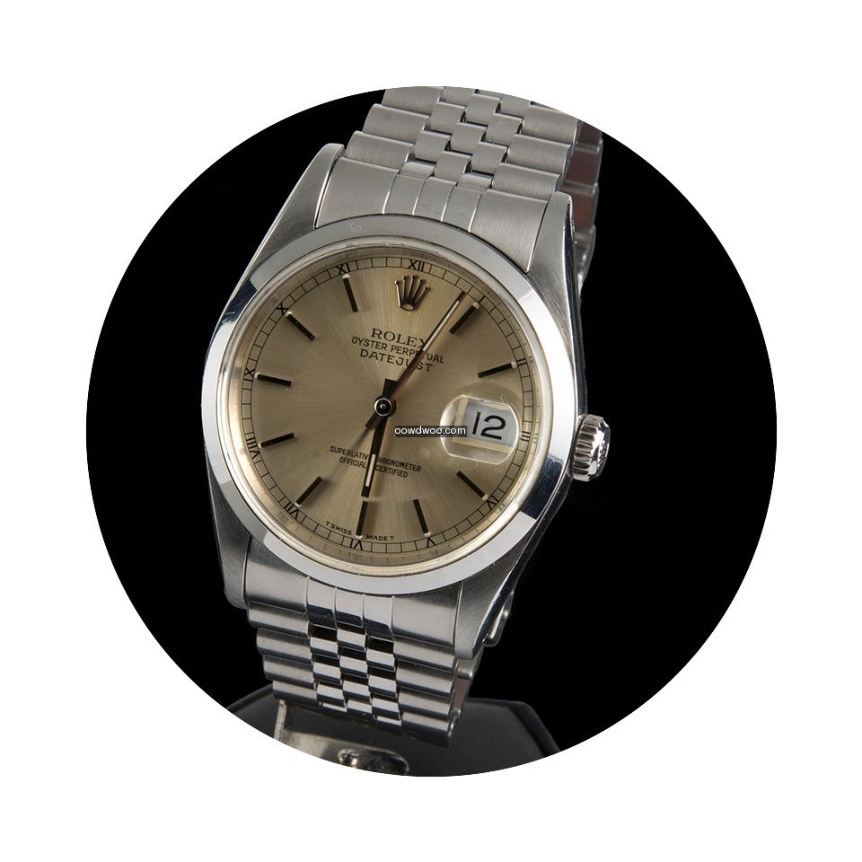 Rolex DATEJUST STELL MEN SIZE JUBILE...