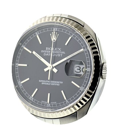 Rolex Datejust 36mm Stainless Steel Blac...