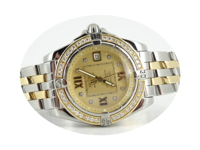 Breitling Cockpit lady diamond bezel and...