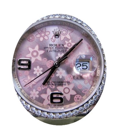 Rolex Datejust 36 116244-PNKFAO Pink Flo...