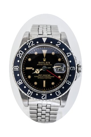 Rolex GMT-MASTER Pointed Crown Guard Gil...