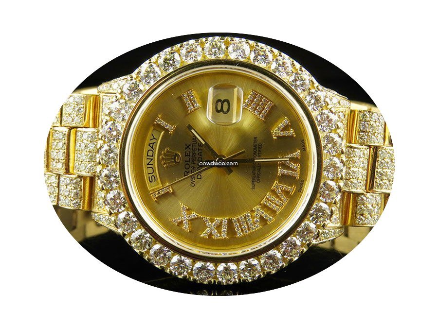 Rolex 18K Mens 23.75 Ct Yellow Gold Role...