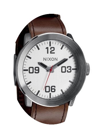 Nixon Corporal A243-1113 Silver Brown He...