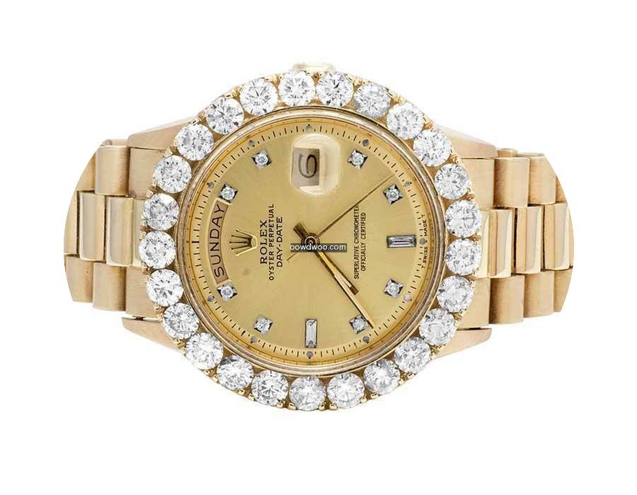 Rolex 18K Mens Yellow Gold Rolex Preside...