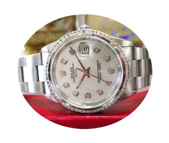 Rolex Oyster Perpetual Date 34mm White M...