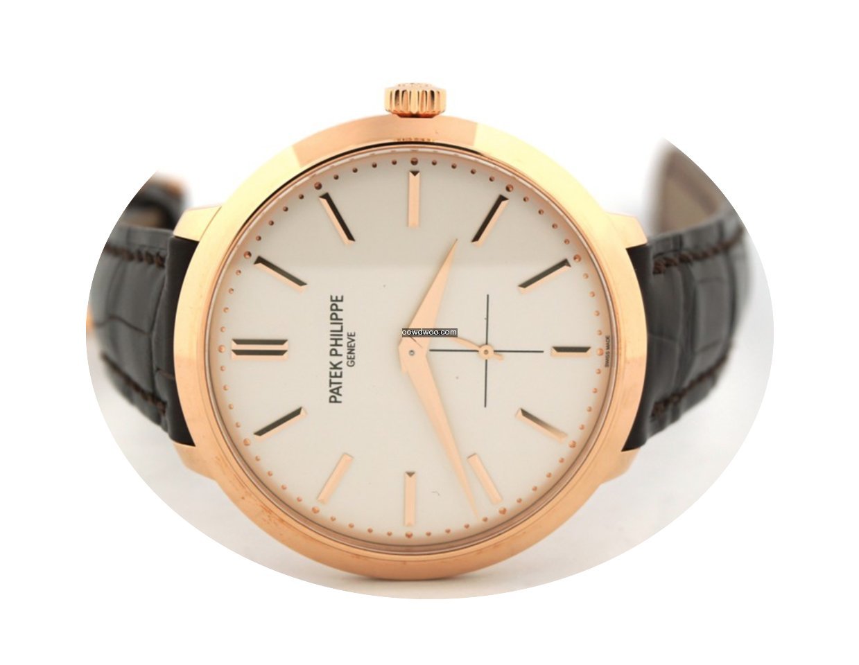 Patek Philippe Calatrava 18k Rose Gold...
