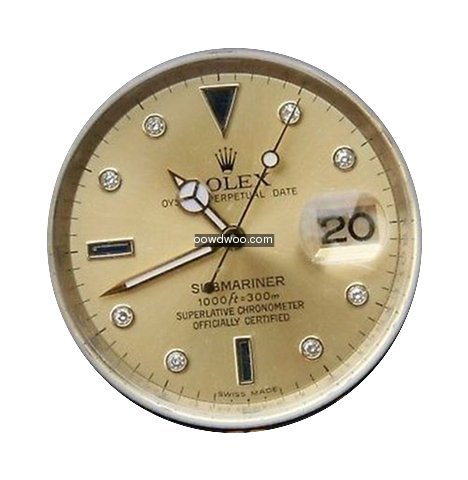 Rolex 18k Gold Steel Submariner 16613 Wi...