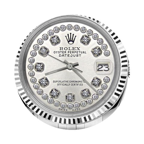 Rolex Man`s Rolex 36mm Datejust Silver S...