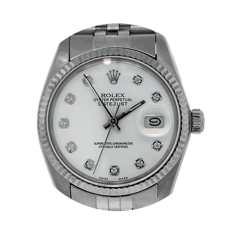 Rolex 16014 Datejust Diamond Dial Watch...