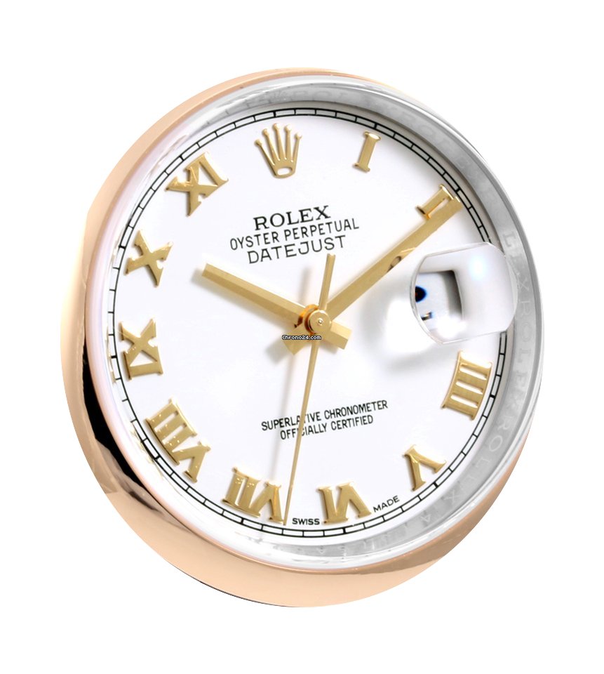 Rolex Steel & Gold 36mm Datejust White R...