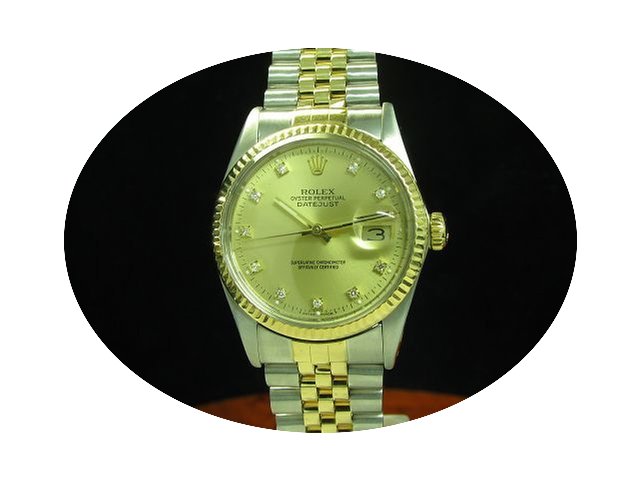Rolex Datejust 18kt 750 Gold Edelstahl A...