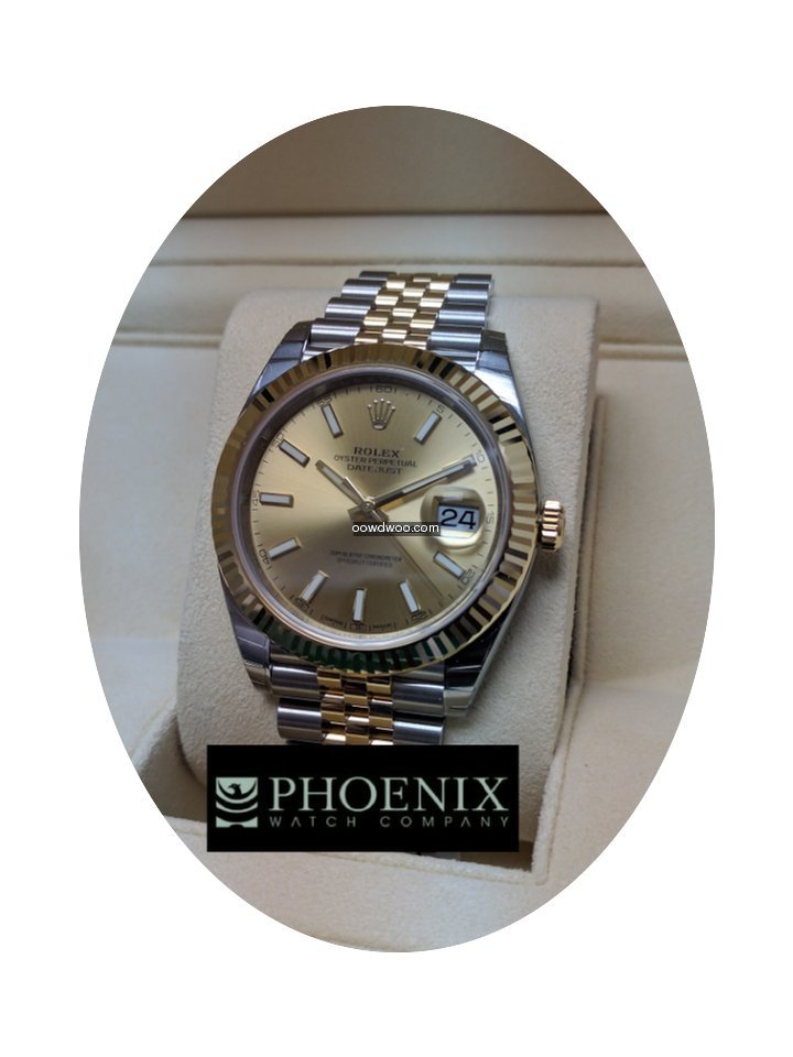 Rolex Datejust two tone yellow gold...