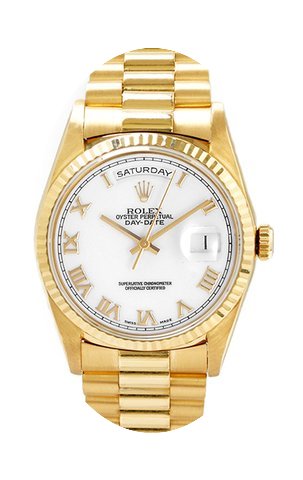 Rolex Men's President Yellow Gold Fluted...
