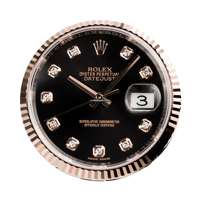 Rolex Datejust Ladies Steel Rose Gold Bl...