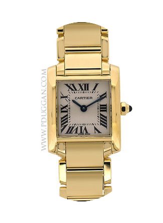 Cartier 18k yellow gold ladies Tank Fran...