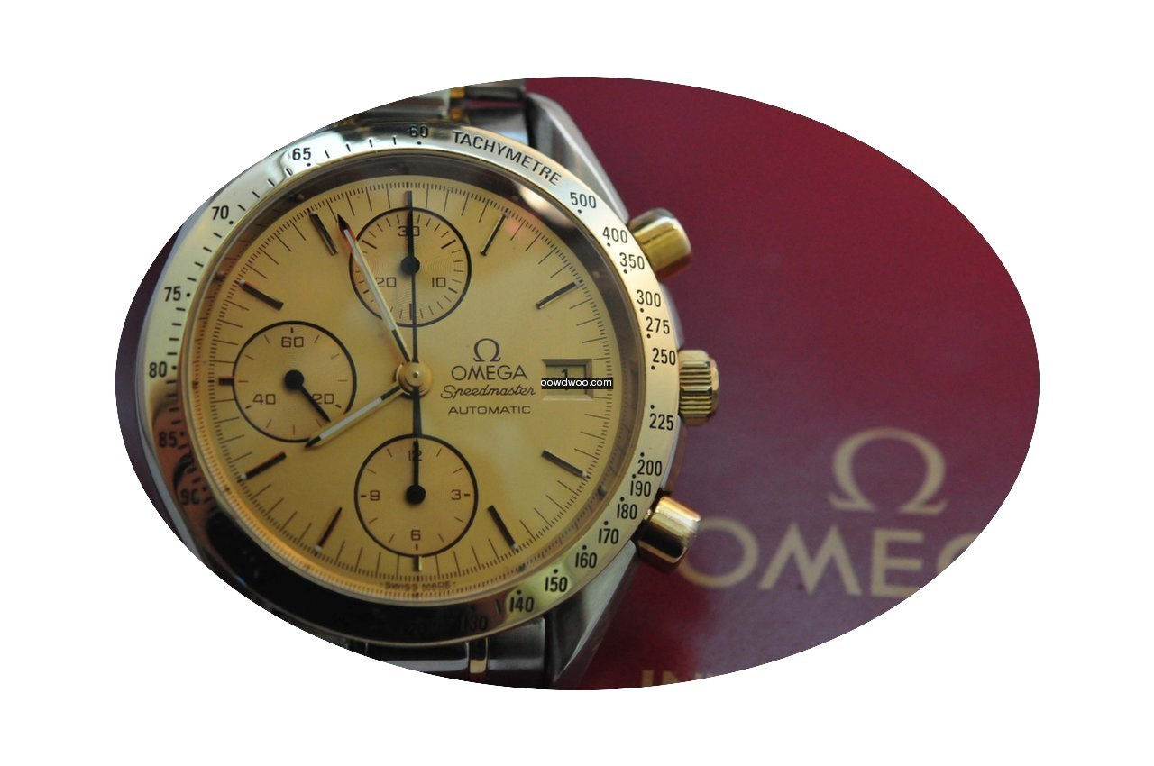 Omega Speedmaster Stahl/Gold 18k Papiere...
