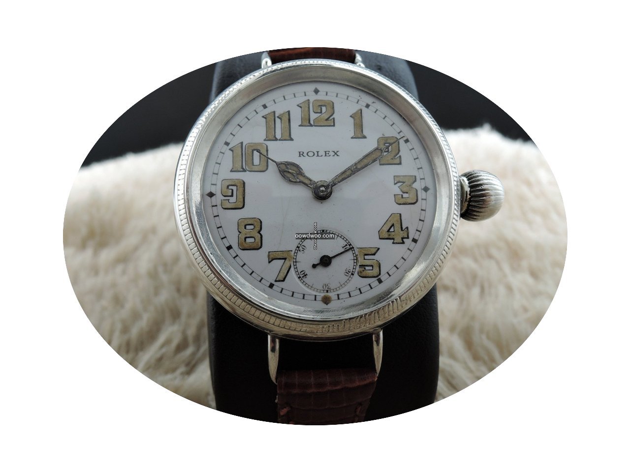 Rolex OFFICER with Original Enamel White...