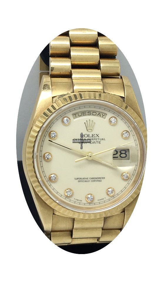 Rolex Day-Date Double quick set Enamel D...