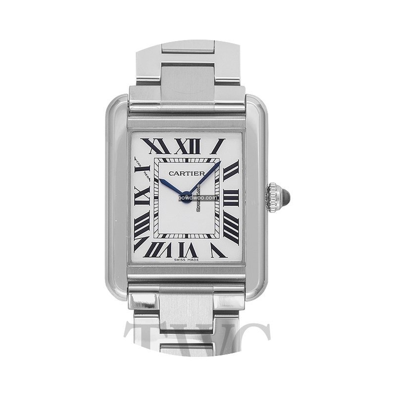 Cartier Tank Solo Small Silver Steel - W...