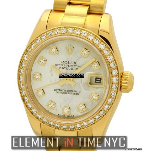 Rolex Datejust President 26mm Diamond Be...