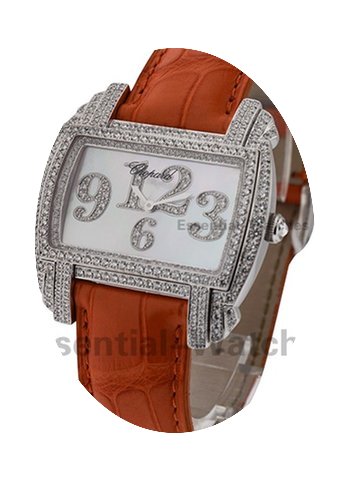 Chopard Ladies Quartz in White Gold with...