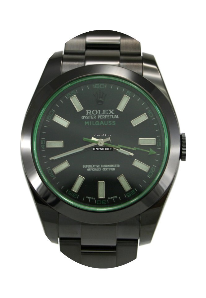 Rolex Milgauss 116400 Custom Black PVD...